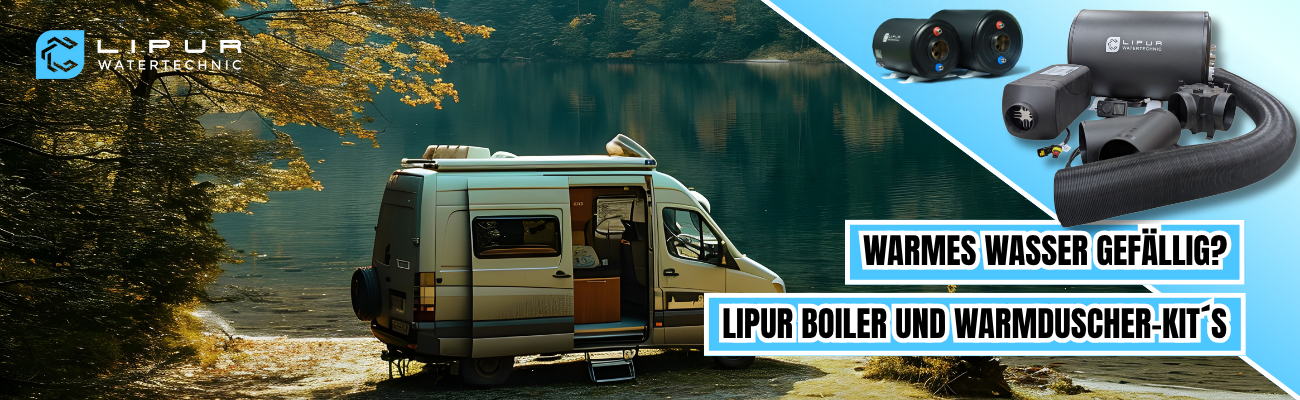 Banner Lipur Warmwasserboiler und Warmduscher Kit´s