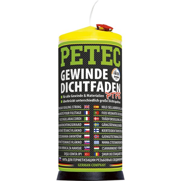 PETEC Gewindedichtfaden, 175 M aus PTFE, DVGW
