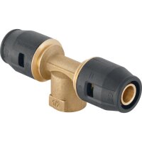 T-Stück PushFit mit Innengewinde d16xRp1/2x16