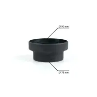 Reduzierstück Warmluftschlauch 90 mm auf 75 mm – universell kompatibel