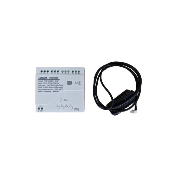 CALOR Smart Switch 4K - 4 Kanal Schaltmodul mit Temperatursensor