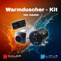 G-Part Warmduscher-Kit 15l mit CALOR CA4 Standheizung